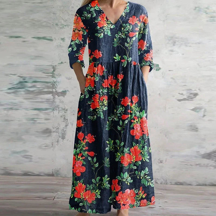 Zara - Graceful Retro Maxi Dress