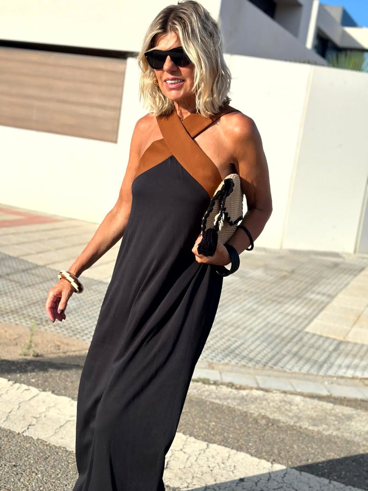 Keira - Breathable Comfortable Crossed Maxi Dress