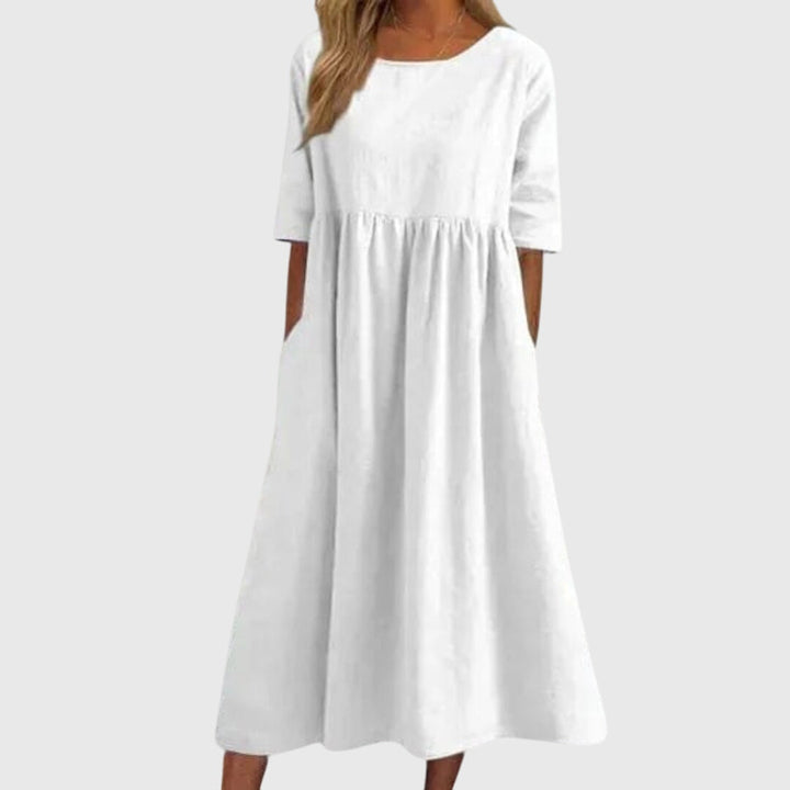 Bethany - Elegant Short-Sleeved Dress
