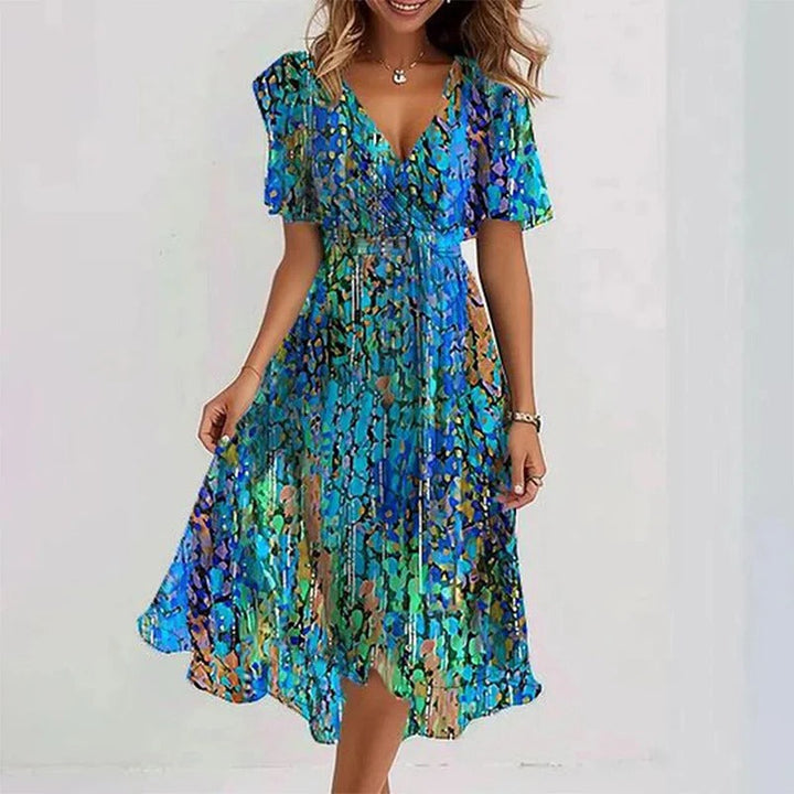 Eden - Elegant colourful dress