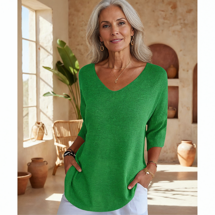 Azure - Relaxed Elegant Top