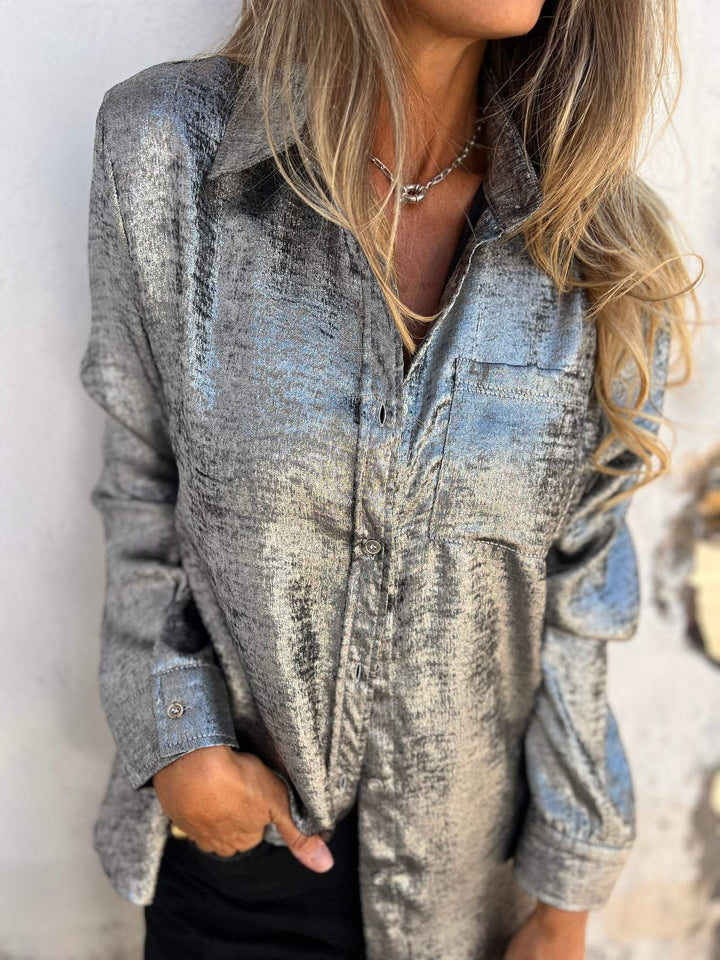 Louella - Chic Shimmer Shirt