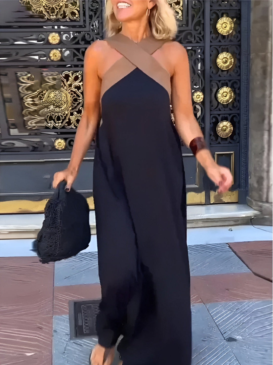 Keira - Breathable Comfortable Crossed Maxi Dress