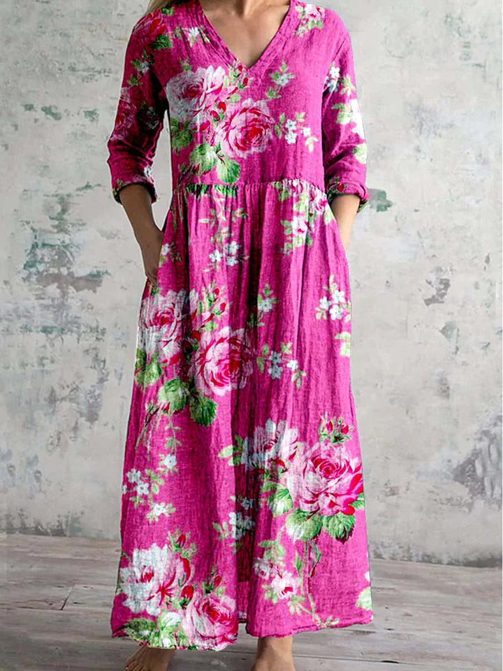 Rosemary - Bold Blossom Dress