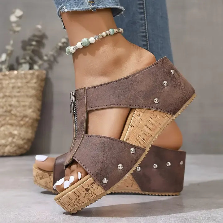 Gigi - Stylish Wedge Sandals